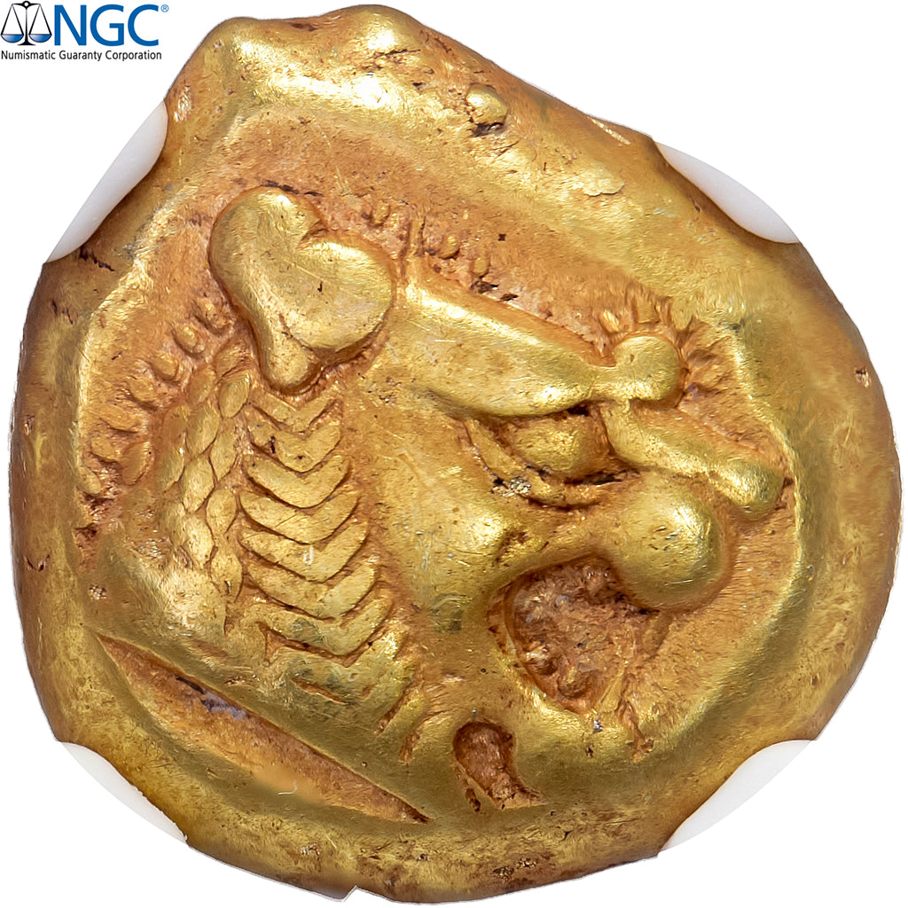 Lydia, Alyattes I, 1/3 Stater, ca. 620/10-550/39 BC, Sardis, Countermark