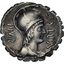 Aquillia, Denarius Serratus, 71 BC, Rome, Silver, EF(40-45), Crawford:401/1