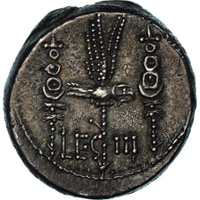 Marc Antoine, Denier Légionnaire, 32-31 BC, Grèce, Legio III Gallica, Argent