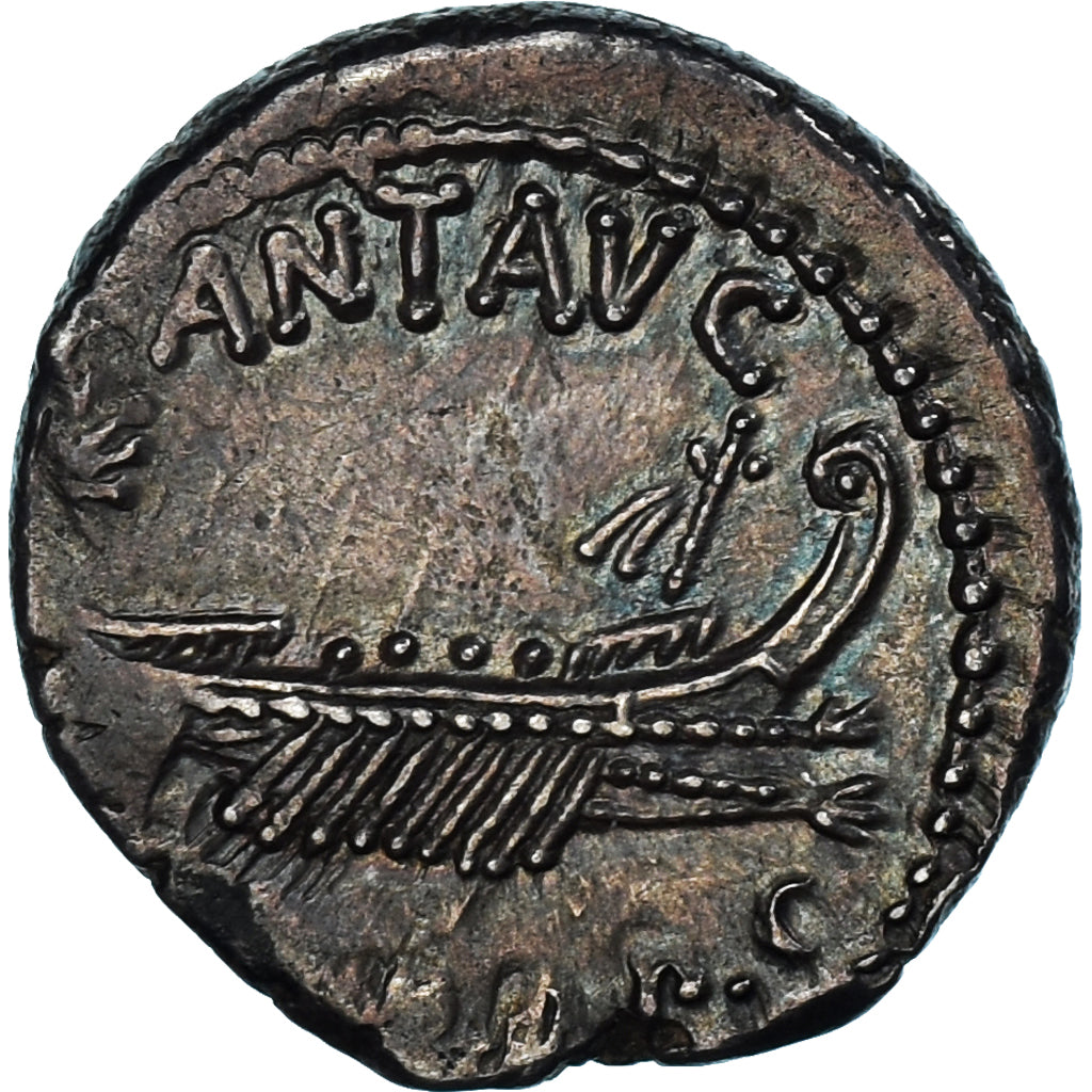 Marc Antoine, Denier Légionnaire, 32-31 BC, Grèce, Legio III Gallica, Argent