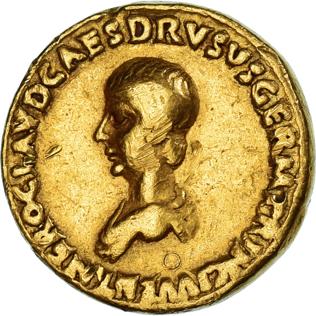 Claudius and Nero, Aureus, 50-54, Rome, Oro, MB, RIC:I-82