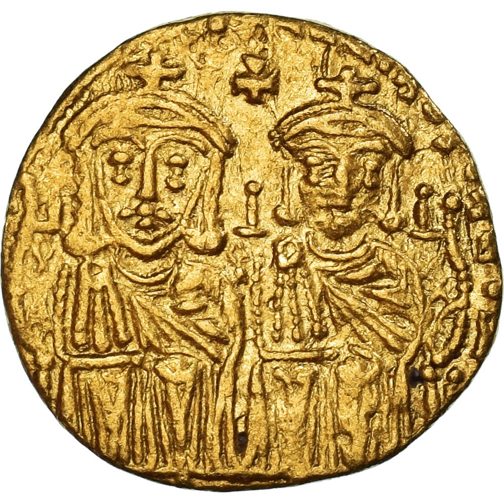Monnaie, Leo IV 'the Khazar', with Constantine VI, Leo III, and Constantine V