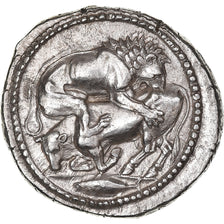 Macedonia, Tetradrachm, ca. 470-430 BC, Akanthos, Argento, NGC, Ch AU 4/5 4/5