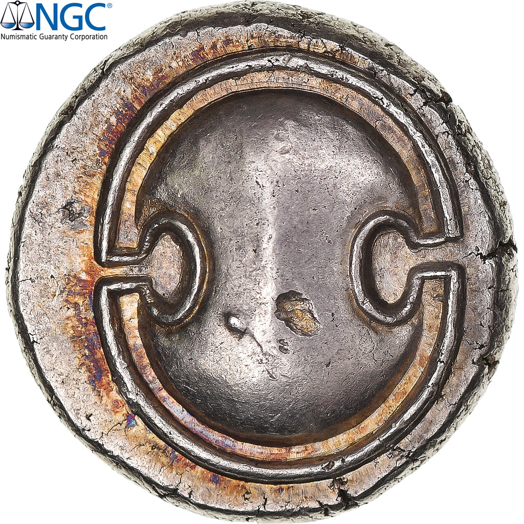 Boeotia, Epaminondas, Stater, ca. 364-362 BC, Thebes, Silver, NGC, Ch AU 4/5 4/5