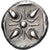 Moeda, Satraps of Caria, Hekatomnos, Tetrobol, ca. 392/1-377/6 BC, Hekatomnos