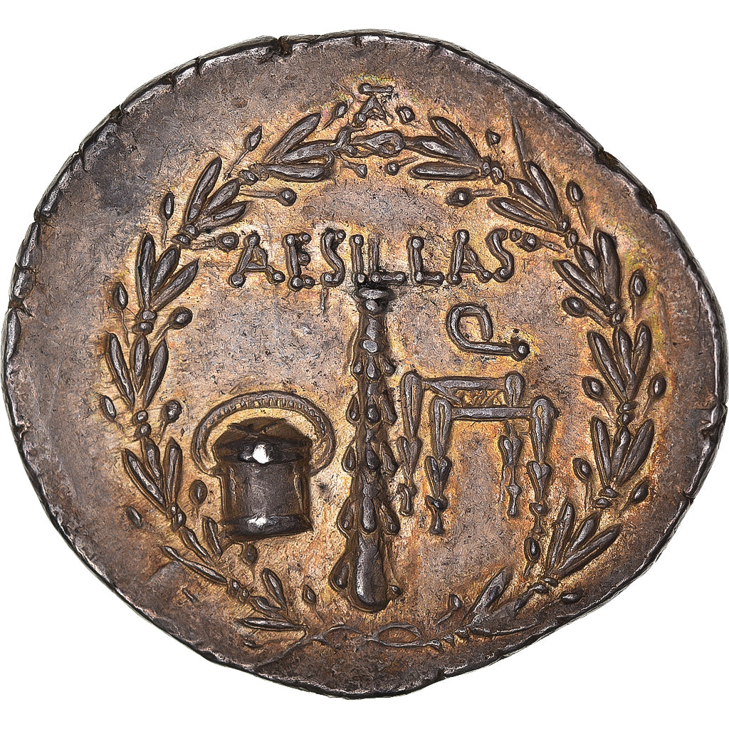 Macedonia, Aesillas, Tetradrachm, ca. 93-87 BC, Thessalonica, Silver, NGC, AU