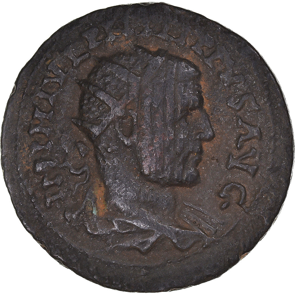 Münze, Judaea, Philip I, Æ, 244-249, Neapolis, SS+, Bronze, SNG-ANS:1010 (same