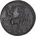 Titus, Divus Vespasianus, Sestertius, 80-81, Rome, Bronze, EF(40-45)