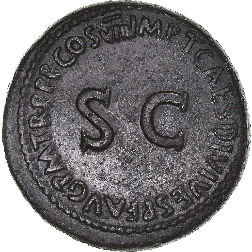 Titus, Divus Vespasianus, Sestertius, 80-81, Rome, Bronze, EF(40-45)