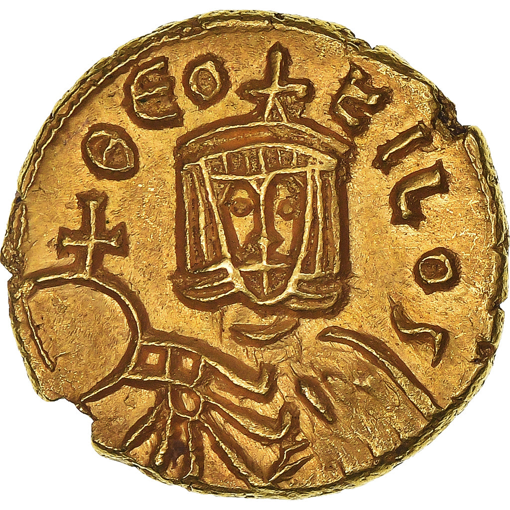 Theophilus, Solidus, 831-842, Syracuse, Gold, NGC, Ch AU 5/5-5/5, Sear:1670