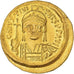 Justinian I, Solidus, 527-565, Constantinople, Złoto, AU(50-53), Sear:140