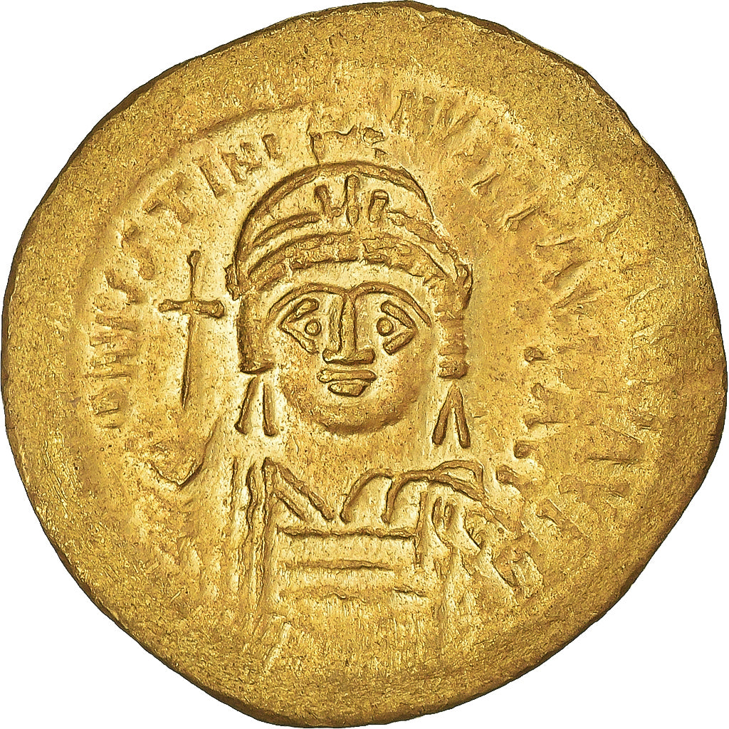 Justinian I, Solidus, 527-565, Constantinople, Oro, BB+, Sear:140