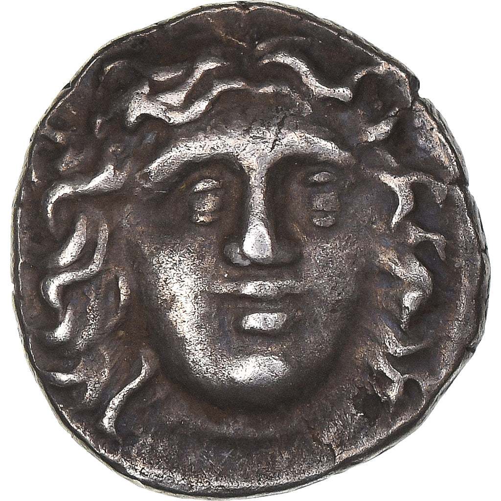 Moneta, Caria, Drachm, 327-304 BC, Rhodes, BB, Argento, Sear:5042 var.