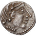 Münze, Lemovici, Drachme au cheval et tête, 80-60 BC, Limoges, VZ, Silber