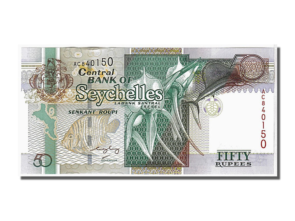 Banknot, Seszele, 50 Rupees, 2005, KM:42, UNC(65-70)