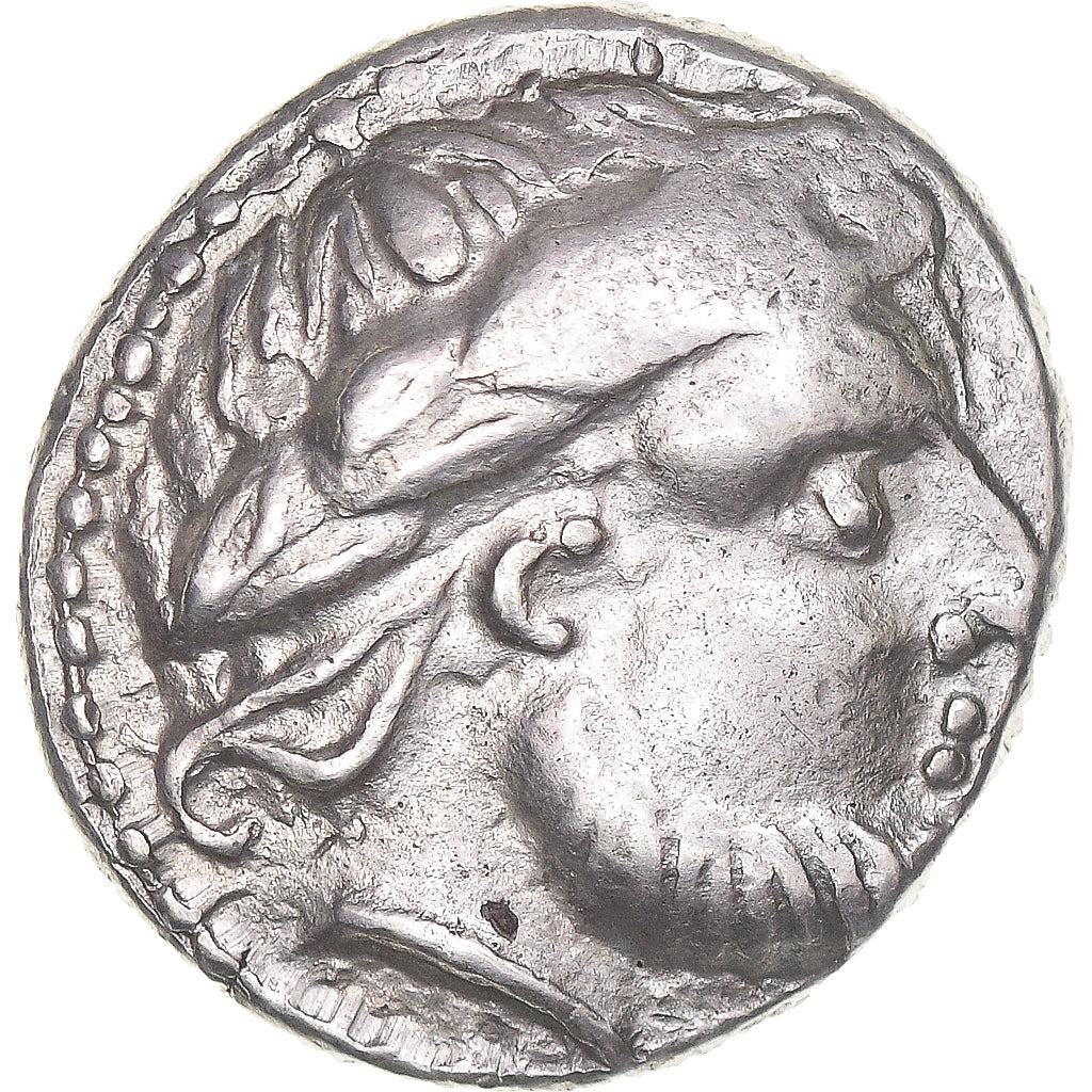 Coin, Danubian Celts, Tetradrachm, 2nd century BC, AU(50-53), Silver