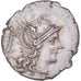 Terentia, Denarius, 147 BC, Rome, Silver, AU(50-53), Crawford:217/1