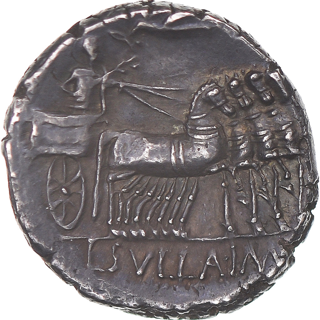 Manlia, Denier, 82 BC, atelier militaire, Argent, TTB+, Crawford:367/3