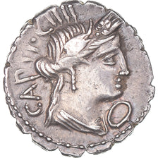 Maria, Denarius Serratus, 81 BC, Rome, Silver, AU(50-53), Crawford:378/1c