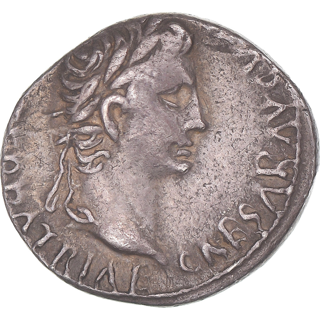 Augustus, Denarius, 27 BC-AD 14, Lugdunum, Silver, EF(40-45), RIC:207