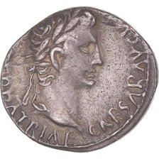 Augustus, Denarius, 27 BC-AD 14, Lugdunum, Silver, EF(40-45), RIC:207