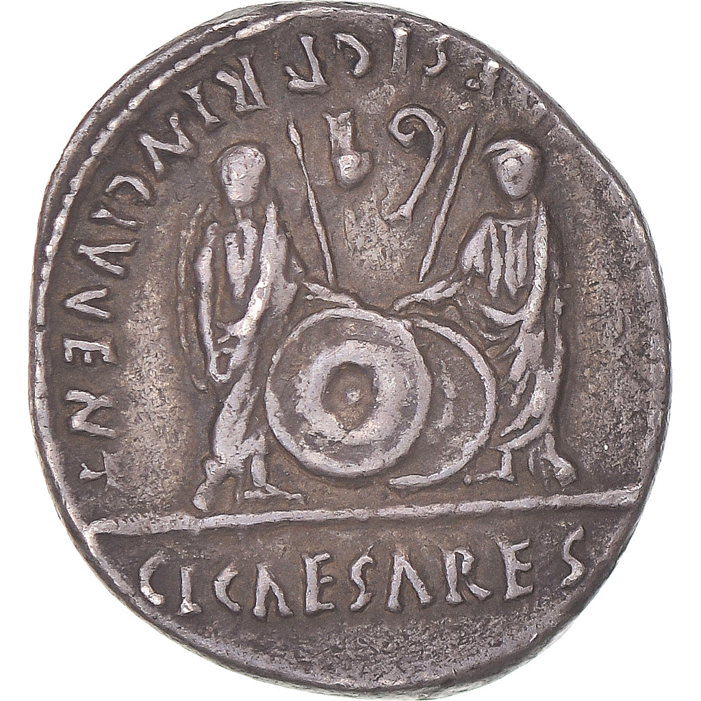 Augustus, Denarius, 27 BC-AD 14, Lugdunum, Silver, EF(40-45), RIC:207