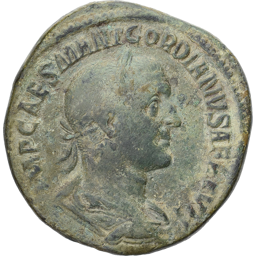 Coin, Gordian I, Sestertius, 238, Rome, VF(30-35), Bronze, Cohen:11, RIC:11