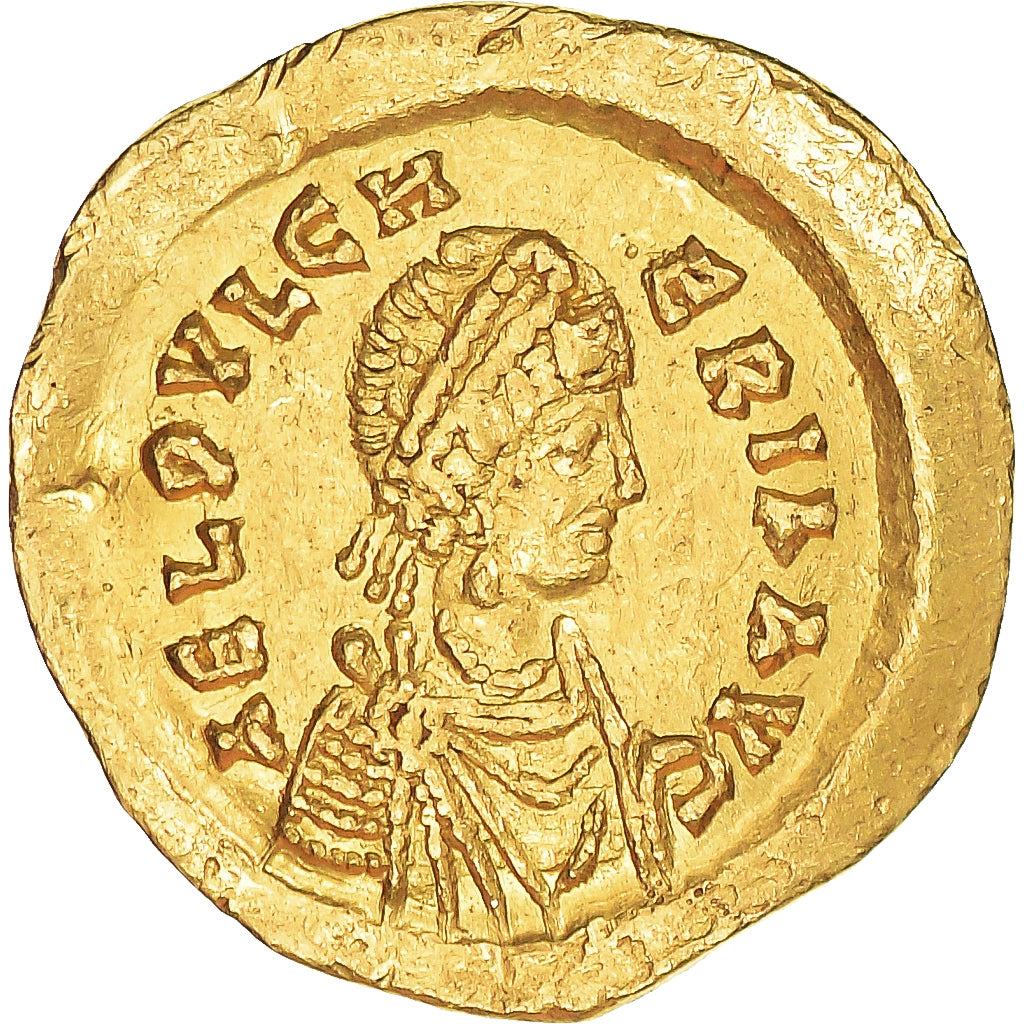 Aelia Pulcheria, Tremissis, 450-457, Constantinople, Oro, MBC, RIC:521