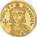 Leo III & Constantine V, Solidus, 720-741, Constantinople, Gold, AU(50-53)