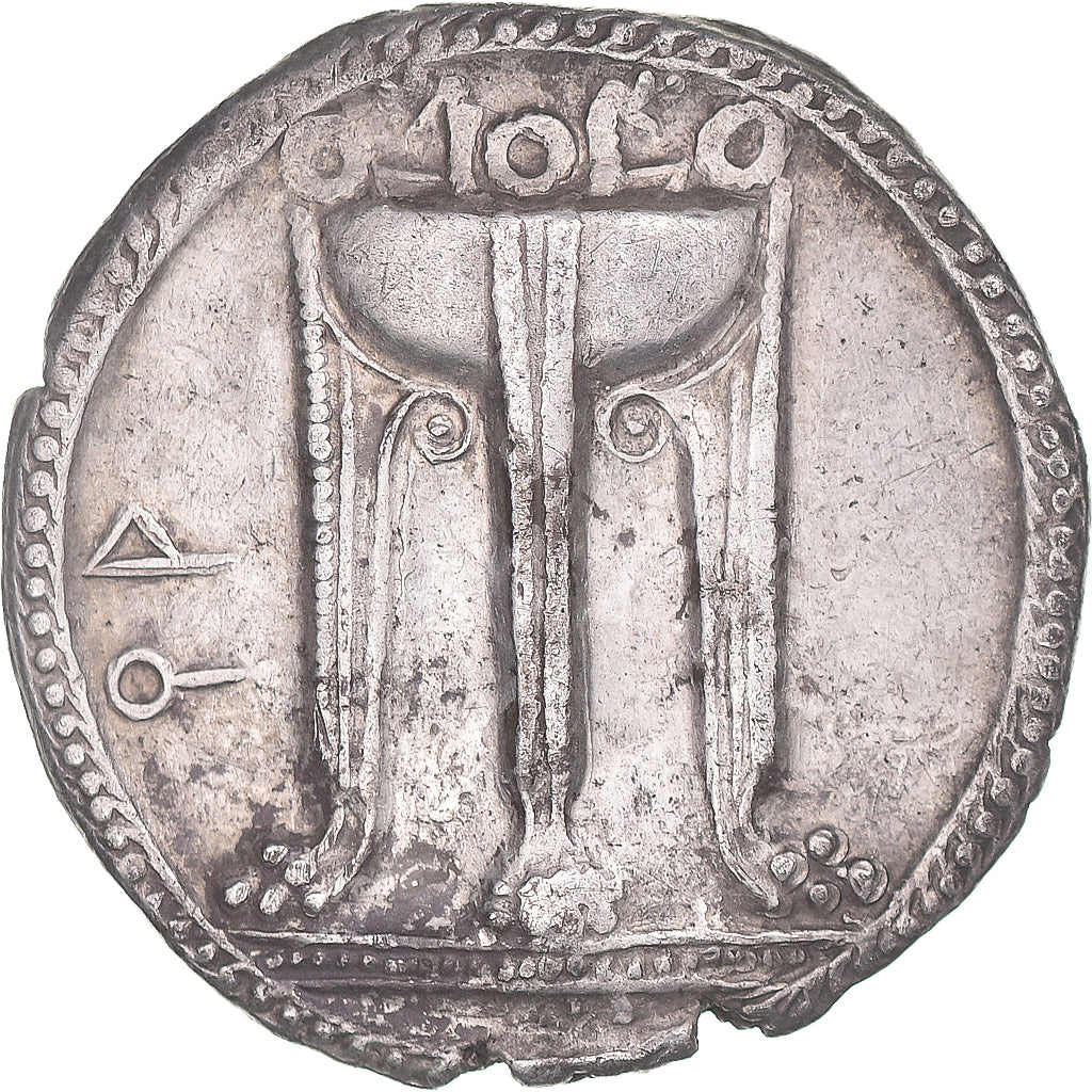 Bruttium, Nomos, ca. 530-500 BC, Kroton, Silver, EF(40-45), HGC:1-1444, HN