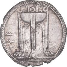 Bruttium, Nomos, ca. 530-500 BC, Kroton, Silver, EF(40-45), HGC:1-1444, HN