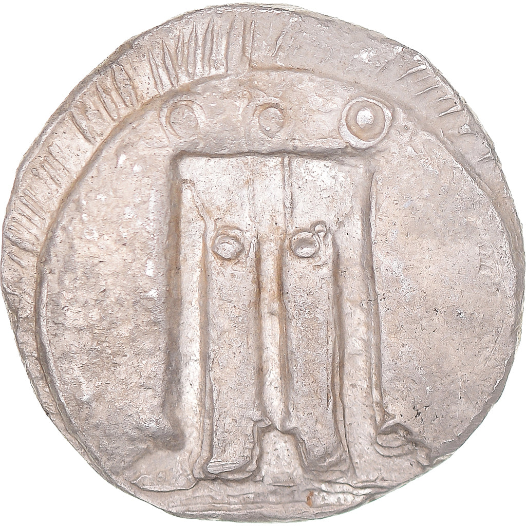 Bruttium, Nomos, ca. 500-480 BC, Kroton, Argento, BB, HN Italy:2102
