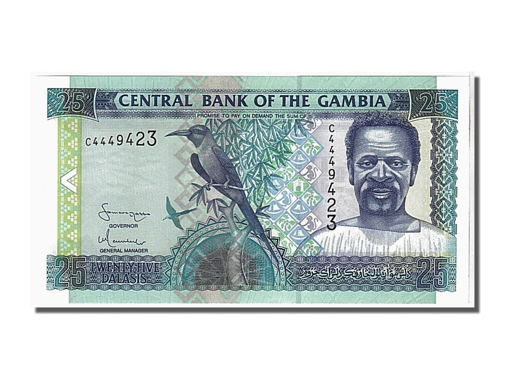Banknote, Gambia, 25 Dalasis, 2001, UNC(65-70)