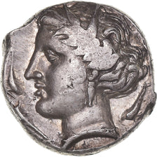 Sicile Carthaginoise, Tétradrachme, ca. 320/15-300 BC, Entella?, Argent, TTB+
