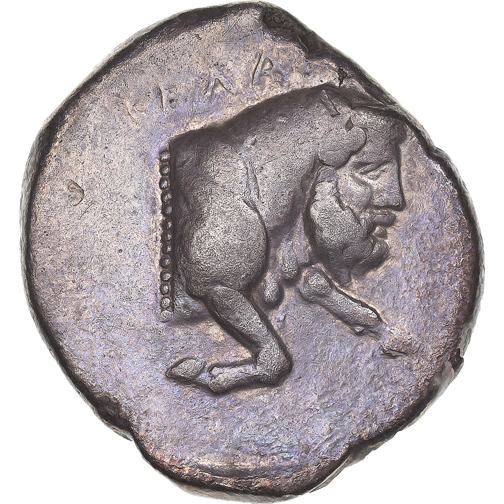 Sicília, Tetradrachm, ca. 450-440 BC, Gela, Prata, VF(20-25), HGC:2-343