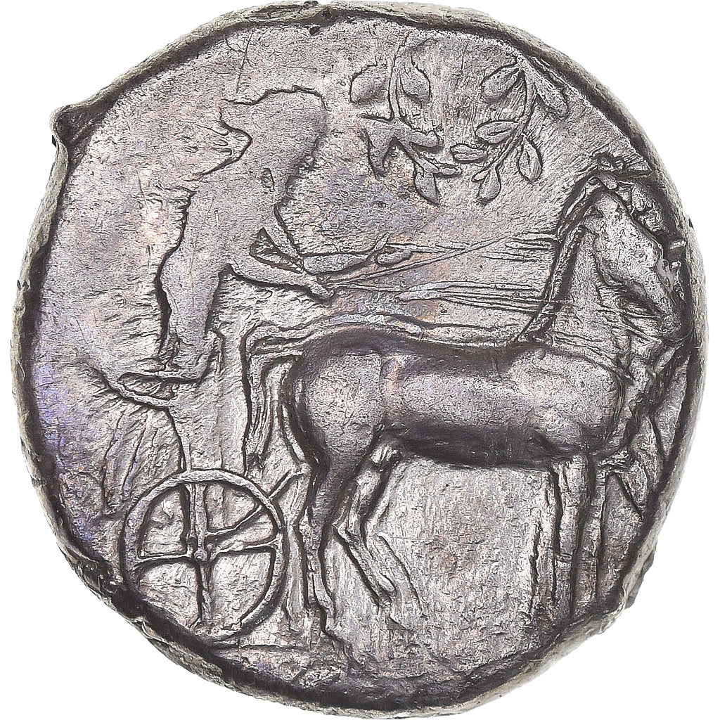 Sicily, Tetradrachm, ca. 430-425 BC, Gela, Silver, VF(30-35), HGC:2-347