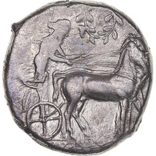 Sicily, Tetradrachm, ca. 430-425 BC, Gela, Silver, VF(30-35), HGC:2-347
