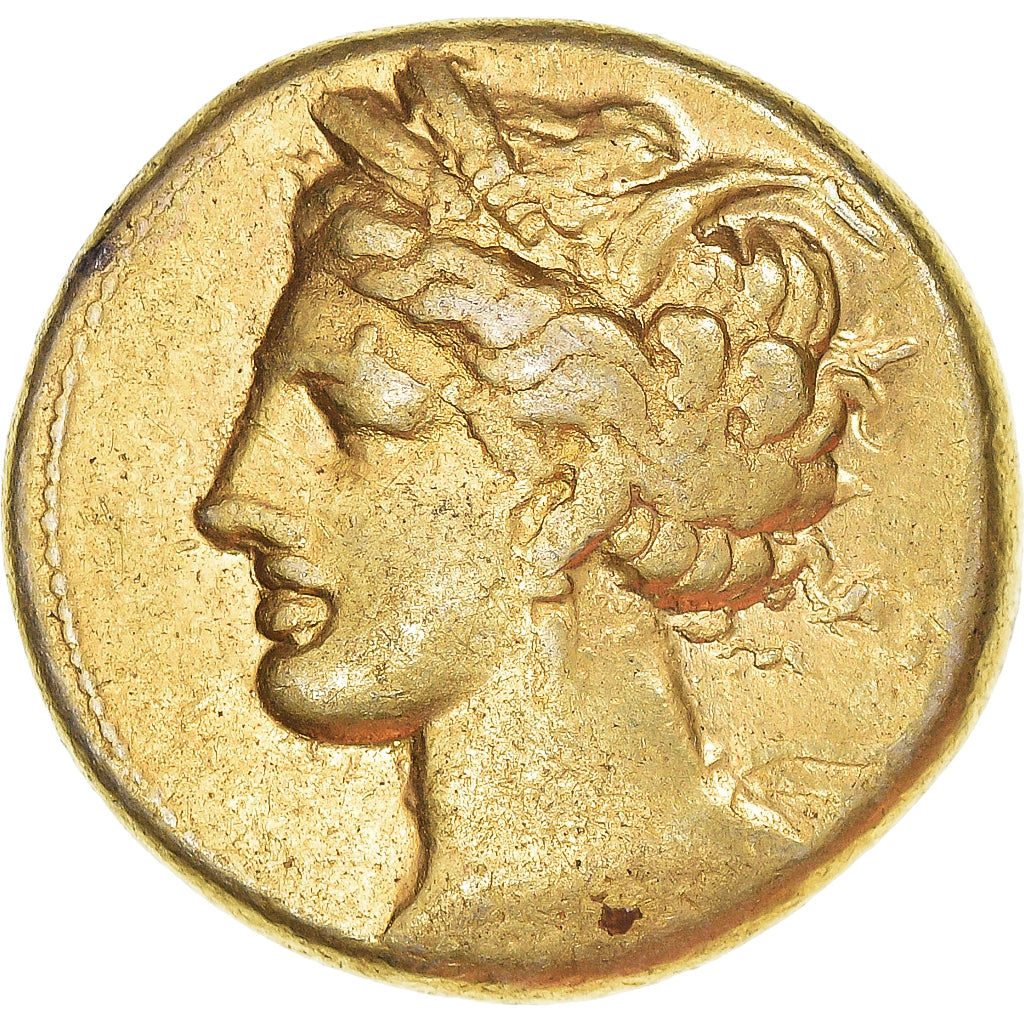 Zeugitana, Stater, ca. 290-270 BC, Carthage, Electrum, EF(40-45)