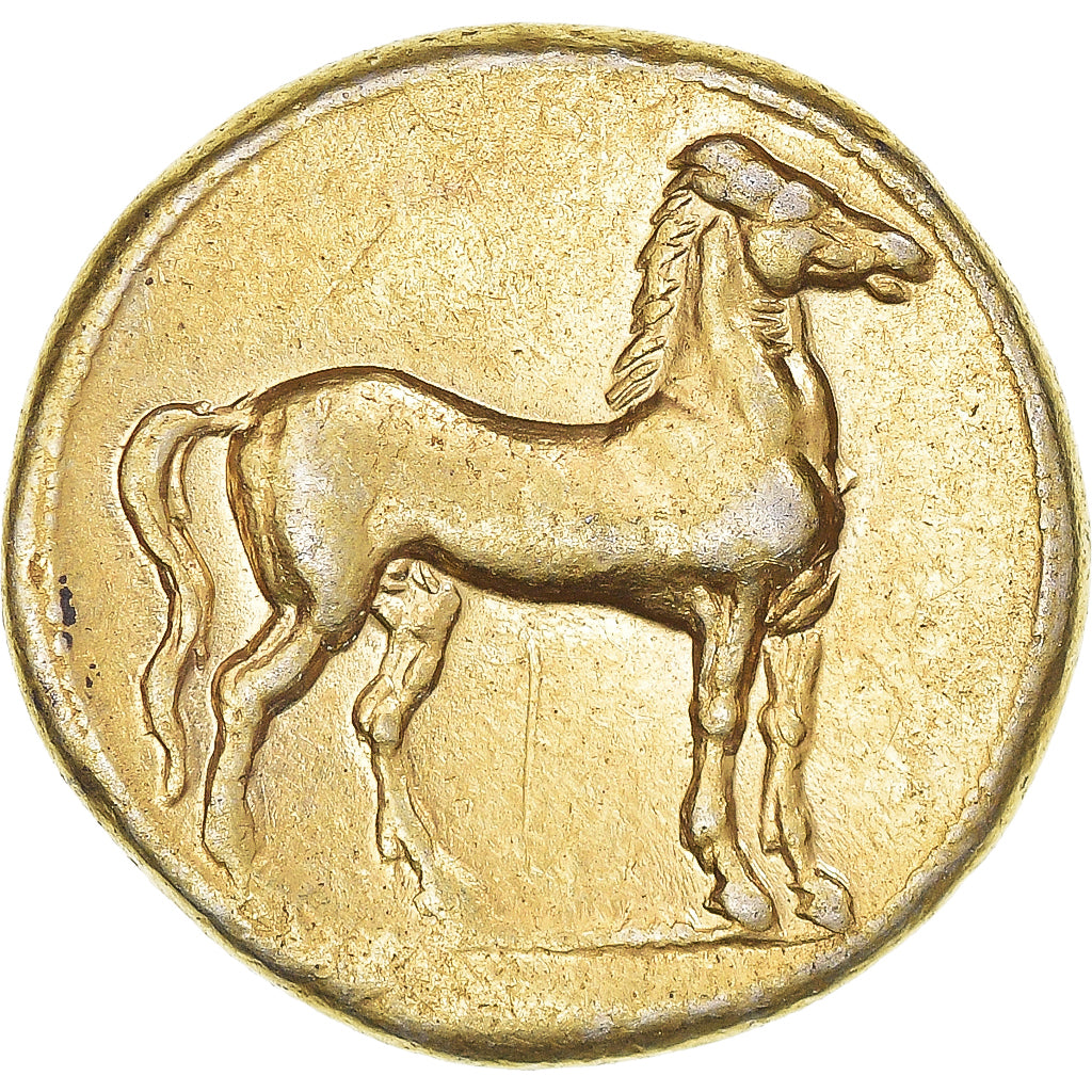 Zeugitana, Statère, ca. 290-270 BC, Carthage, Electrum, TTB