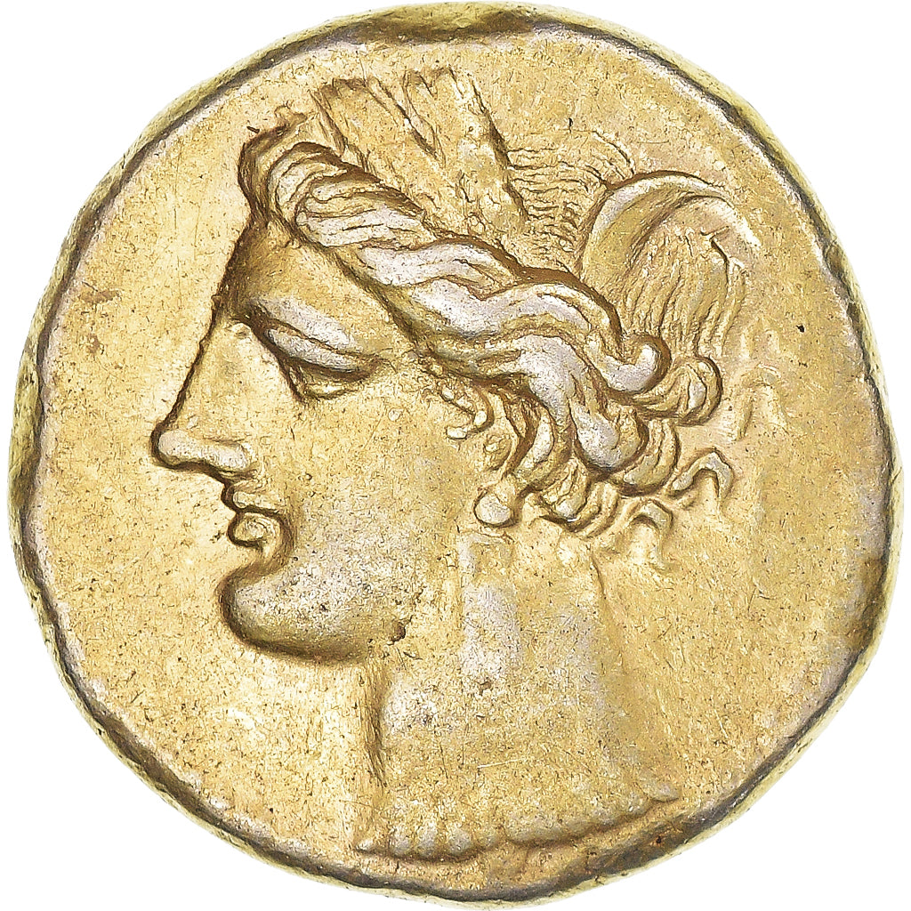 Zeugitana, Stater, ca. 290-270 BC, Carthage, Elektrum, EF(40-45)