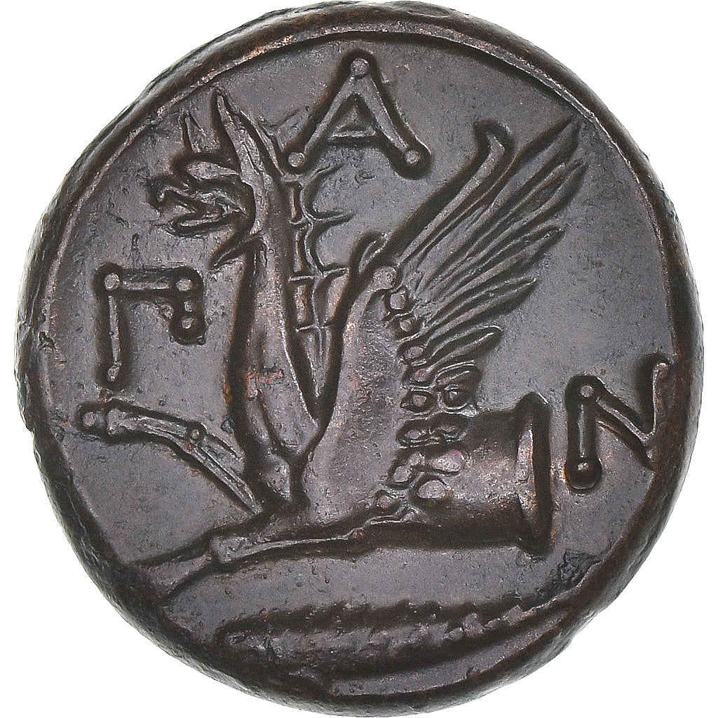 Moneta, Cymeryjczycy Bosporanie, Æ, ca. 310-304/3 BC, Pantikapaion, AU(50-53)