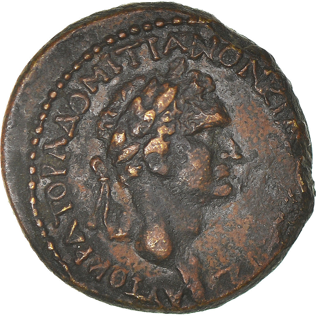 Moneta, Frygia, Domitian, Assarion, 81-96, Cidyessus, EF(40-45), Brązowy