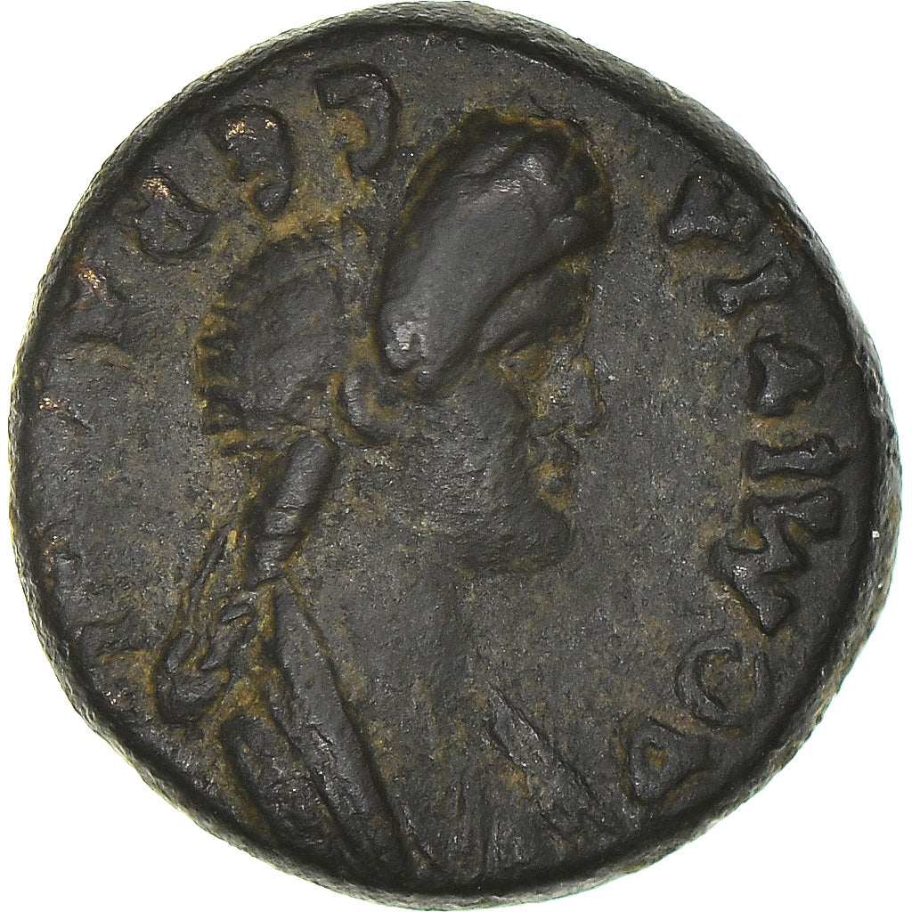 Moneta, Phrygia, Domitia, Hemiassarion, 82-96, Eumeneia, BB, Bronzo