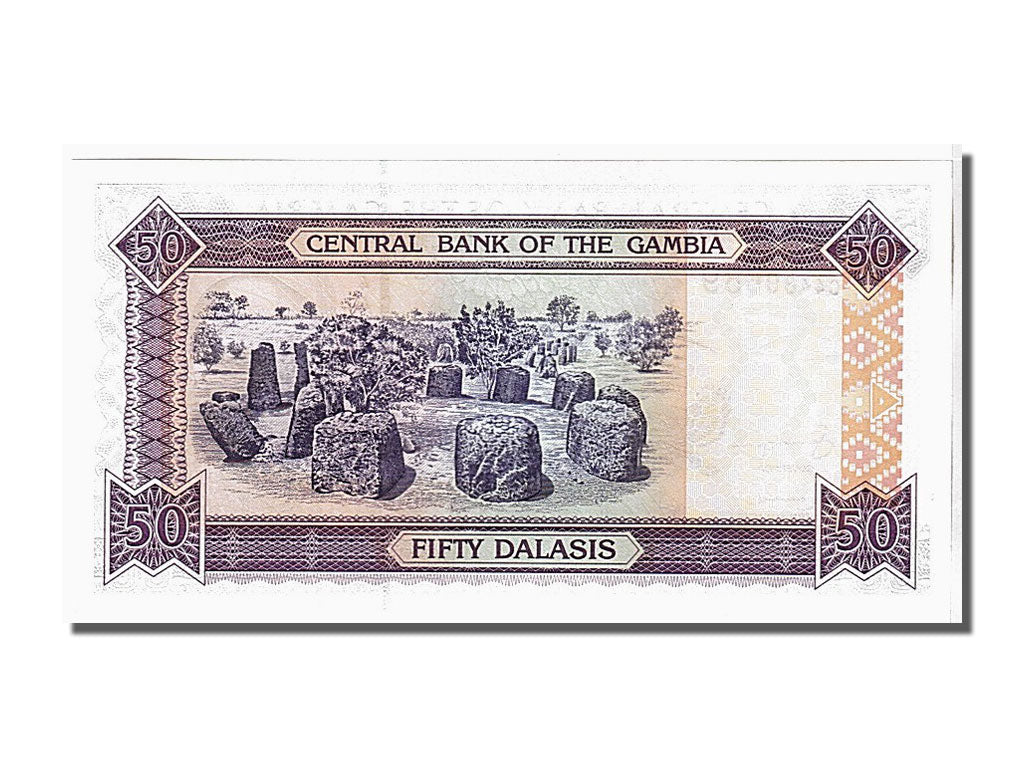 Banknote, Gambia, 50 Dalasis, 2001, UNC(65-70)