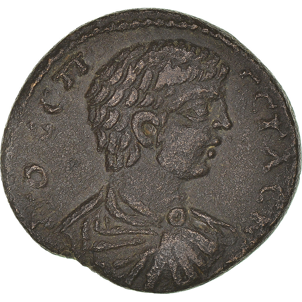 Münze, Phrygia, Geta, Assarion, 198-209, Peltai, SS, Bronze, SNG-vonAulock:3913
