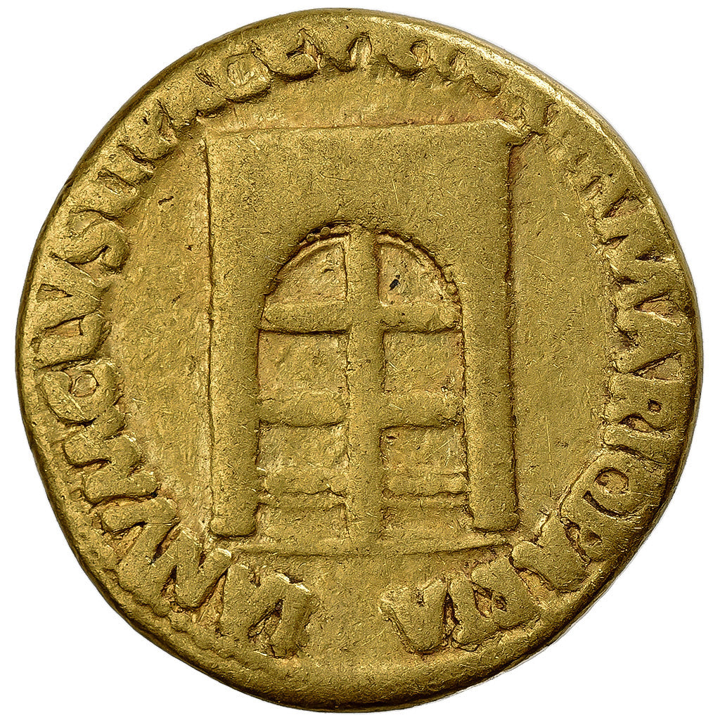 Nero, Aureus, 65-66, Rome, Gold, VF(20-25), RIC:58