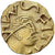 Coin, France, Triens, ANGLVS Moneyer, 625-635, Quentovic, AU(55-58), Gold