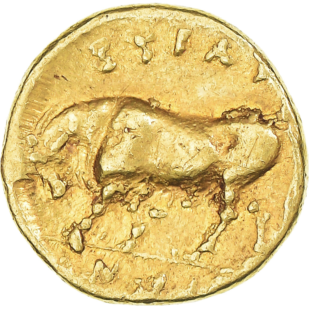 Sicily, Agathokles, 25 Litra, 317-289 BC, Syracuse, Gold, EF(40-45), SNG-Cop:752