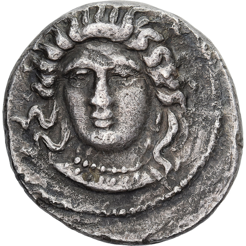 Cilícia, Satrap Datames, Stater, 378-362 BC, Tarsus, Prata, AU(50-53)