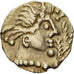 Coin, France, Triens, Sigebert Moneyer, 7th century, Banassac, AU(55-58), Gold
